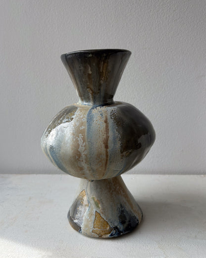 Soda-Fired Bulge Vase No. 1