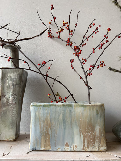 Soda-Fired Brick Vase No. 2