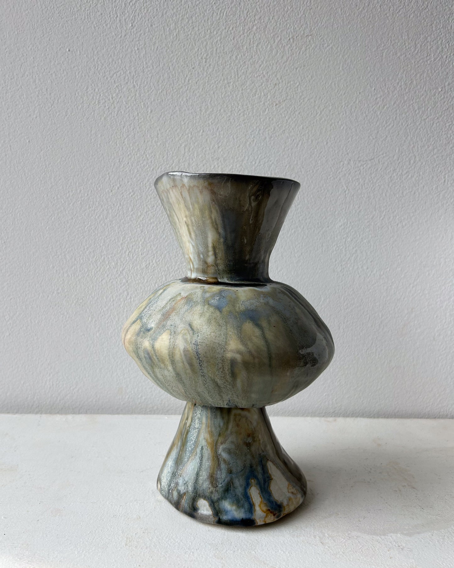 Soda-Fired Bulge Vase No. 2