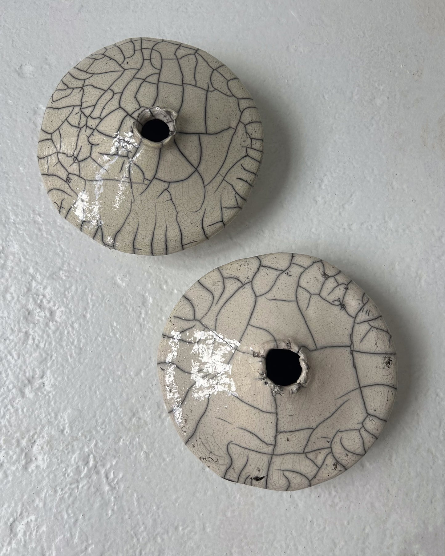 Raku-Fired Ikebana Vase, Small
