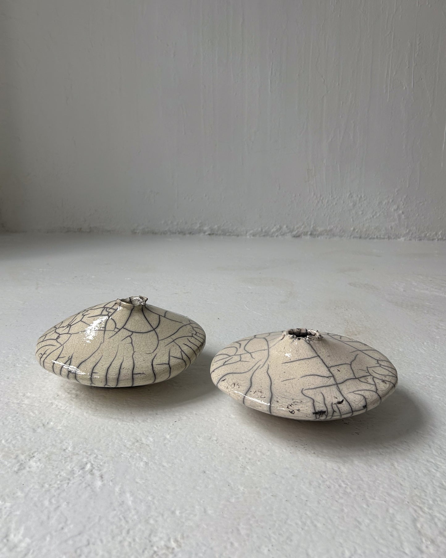 Raku-Fired Ikebana Vase, Small