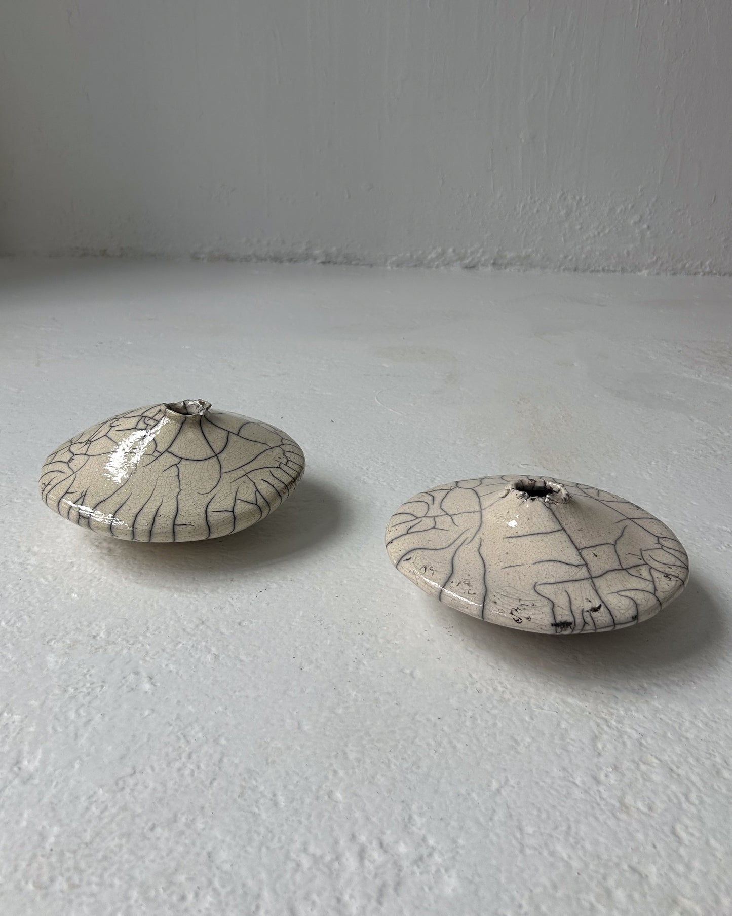Raku-Fired Ikebana Vase, Small