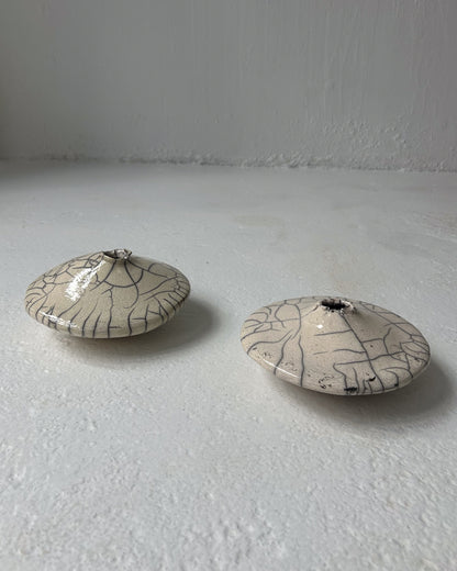 Raku-Fired Ikebana Vase, Small