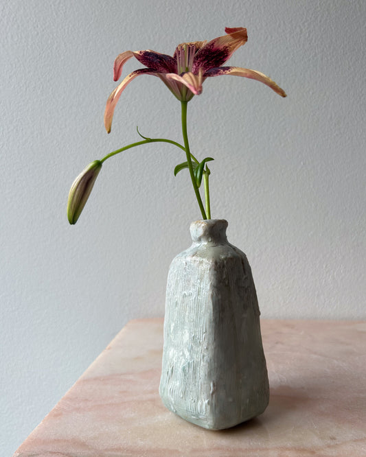 Wood-fired Porcelain Bud Vase