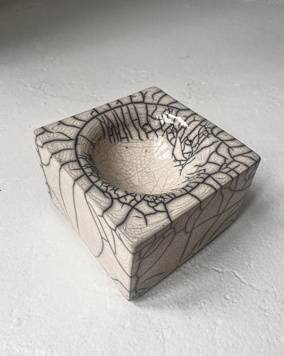 Raku-Fired Box Bowl